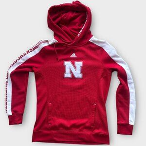 Nebraska Cornhuskers Adidas ClimaWarm Hoodie - Women's Small